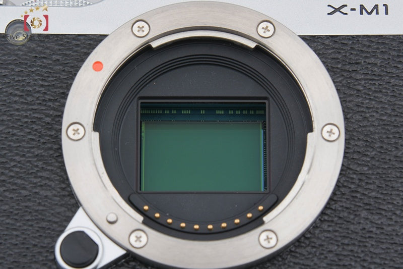 Fujifilm X-M1 Silver 16.3 MP Digital Mirrorless Camera Body