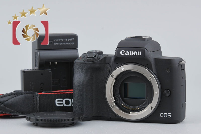 "Count 5,000" Canon EOS Kiss M / M50 Black 24.0MP Digital Mirrorless Camera Body