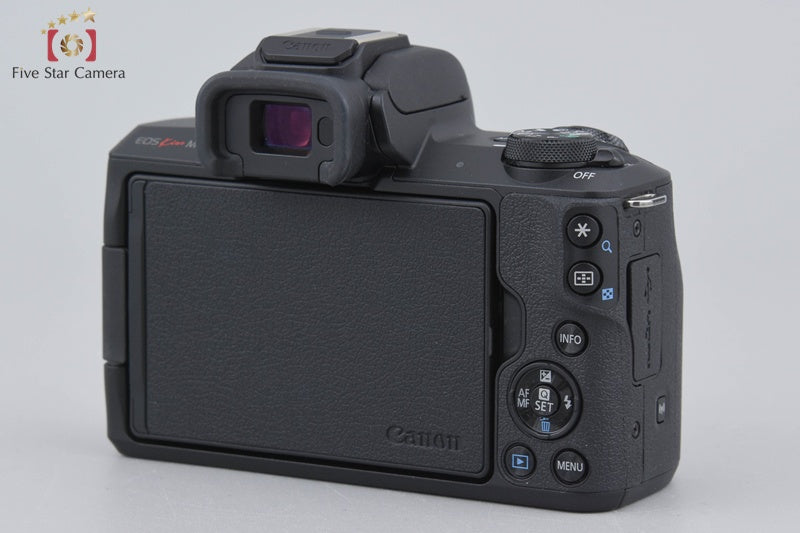"Count 5,000" Canon EOS Kiss M / M50 Black 24.0MP Digital Mirrorless Camera Body