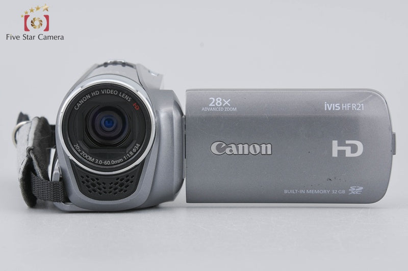 Canon iVIS HF R21 Silver Full HD Digital Camcorder
