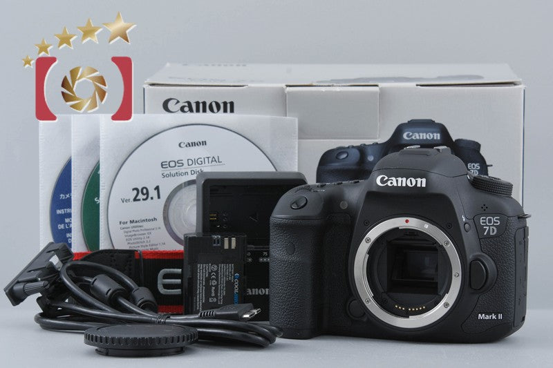 "Count 2,051" Canon EOS 7D Mark II 20.2 MP Digital SLR Camera Body w/ Box