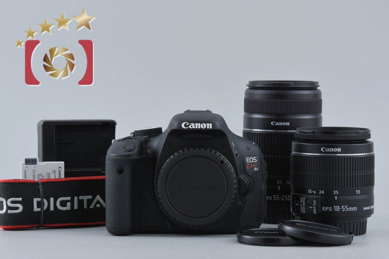 "Count 820" Canon EOS Kiss X5 / Rebel T3i / 600D 18.0 MP 18-55 55-250 Lenses