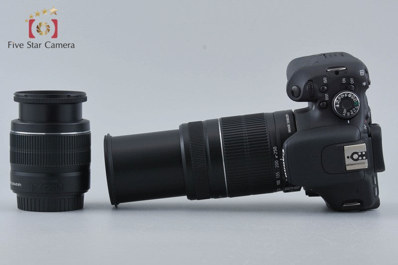 "Count 820" Canon EOS Kiss X5 / Rebel T3i / 600D 18.0 MP 18-55 55-250 Lenses