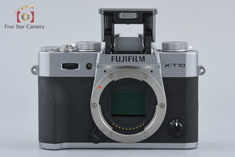 Fujifilm X-T10 Silver 16.3 MP Digital Mirrorless Camera Body