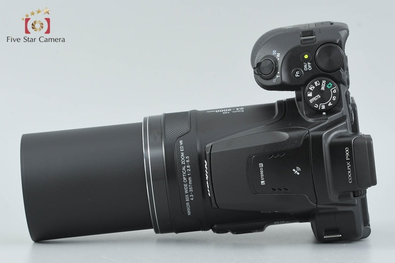 Nikon COOLPIX P900 Black 16.0 MP Digital Camera w/ Box