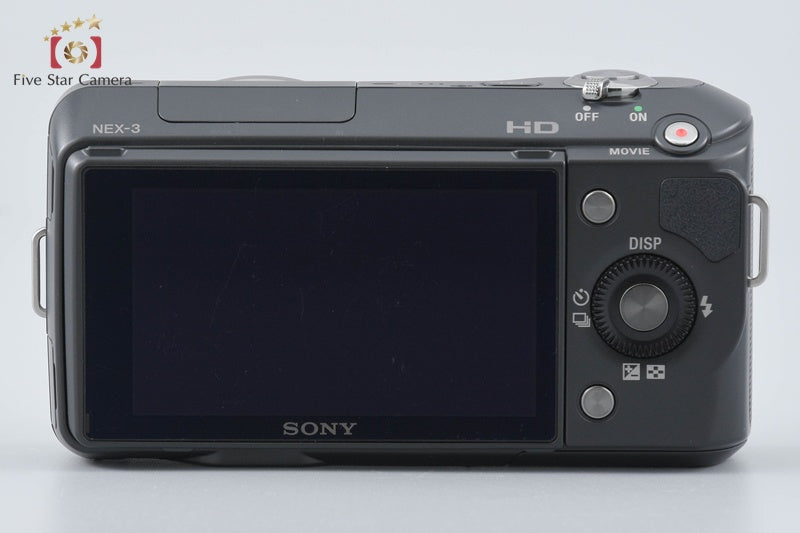 Sony Alpha α NEX-3 Black 14.2 MP 18-55 Lens [Japanese Language Only]