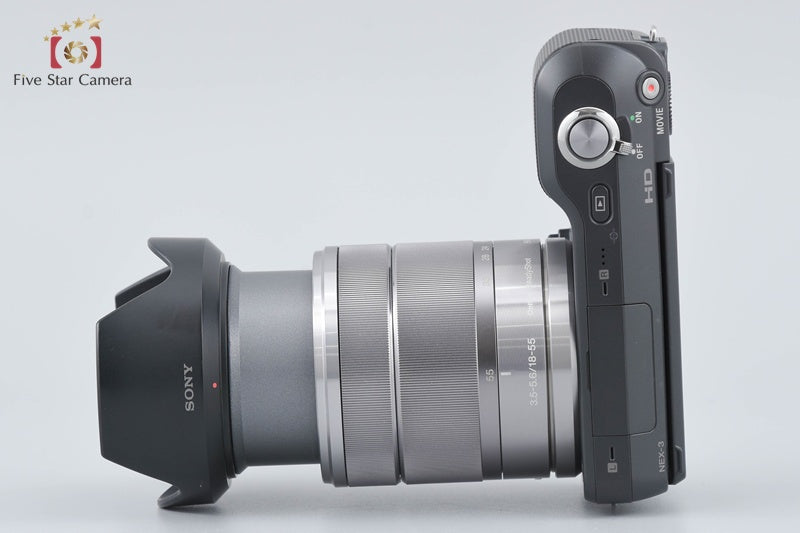 Sony Alpha α NEX-3 Black 14.2 MP 18-55 Lens [Japanese Language Only]