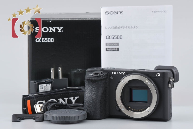 Sony α6500 ILCE-6500 Black 24.2MP Digital Camera w/ Box [Japanese Language Only]