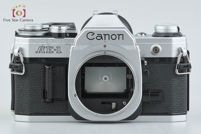 Canon AE-1 Silver 35mm SLR Film Camera Body