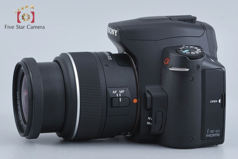 "Count 205" SONY α230 DSLR-A230 10.2 MP 18-55 Lens [Japanese Language Only]
