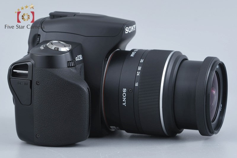 "Count 205" SONY α230 DSLR-A230 10.2 MP 18-55 Lens [Japanese Language Only]