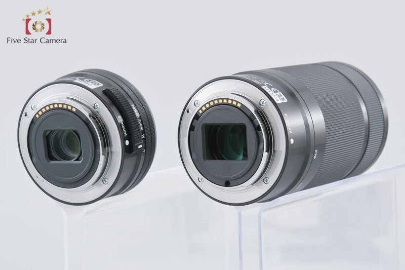 Sony α6000 ILCE-6000 Black 24.3 MP 16-50 55-210 Lenses [Japanese Language Only]