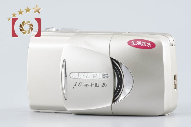 Olympus μ[mju:]-III 120 35mm Point & Shoot Film Camera