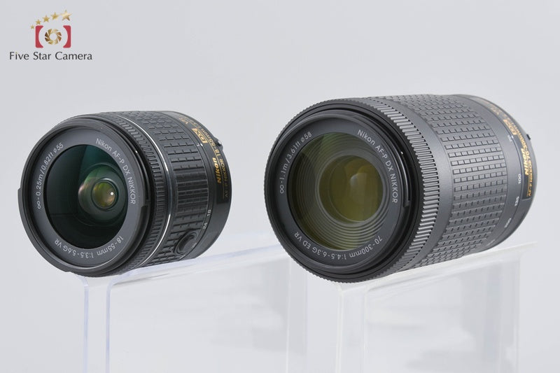 "Count 2,746" Nikon D5600 24.2 MP SLR Digital Camera 18-55 70-300 VR Lenses