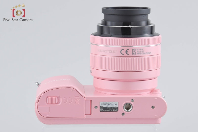 SAMSUNG NX1000 Pink 20.3 MP Digital Camera 20-50 Lens International Model w/ Box