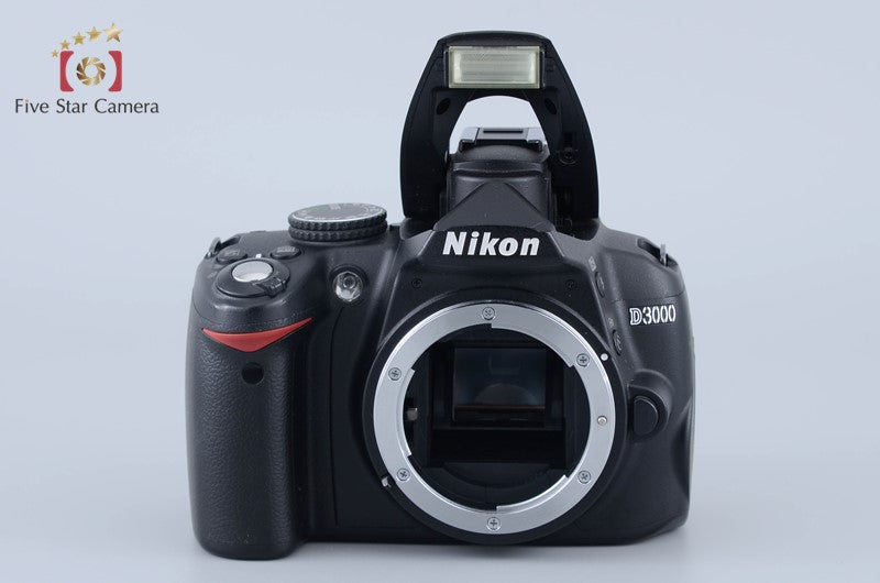 Nikon D3000 10.2 MP DSLR AF-S DX 18-55 55-200 Lenses
