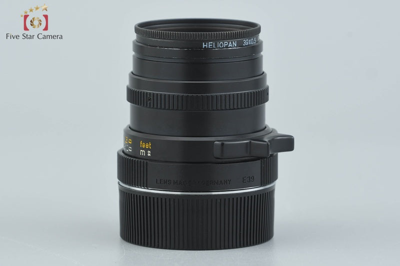 Leica SUMMICRON-M 50mm f/2 3rd Black E39