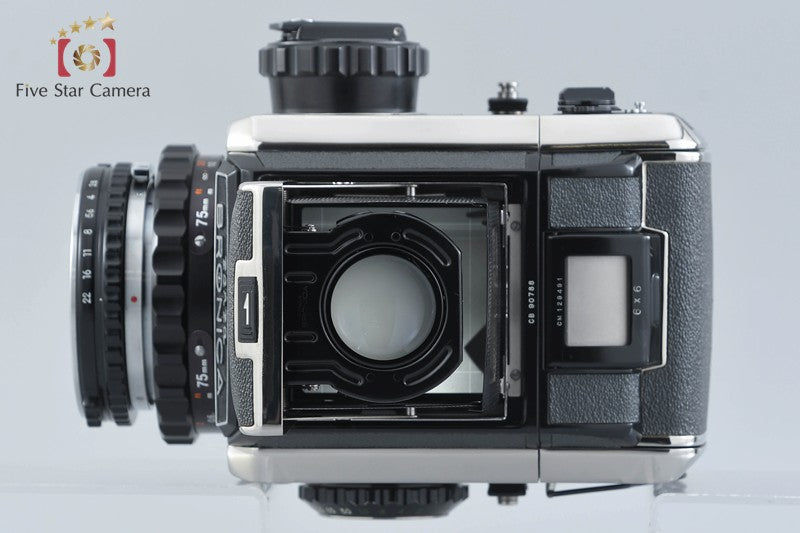 Zenza Bronica S2 Later Model Silver + Nikon NIKKOR-P 75mm f/2.8