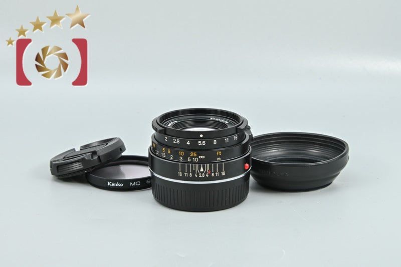 MINOLTA M-ROKKOR 40mm f/2 Leica M Mount Lens [Excellent]