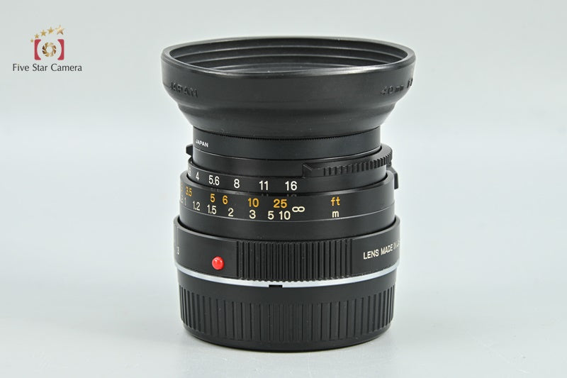 MINOLTA M-ROKKOR 40mm f/2 Leica M Mount Lens [Excellent]