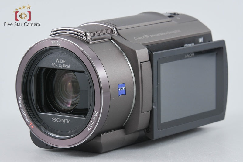 SONY HANDYCAM FDR-AX40 Bronze Brown 4K Handycam w/ Box [Japanese Language Only]