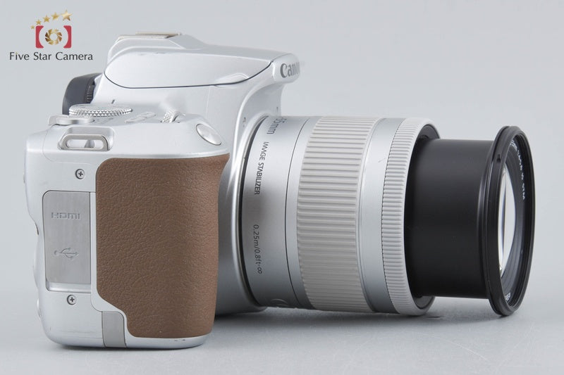 Canon EOS Kiss X10 / Rebel SL3 / 250D / 200DII Silver 24.1 MP 18-55 IS STM Lens
