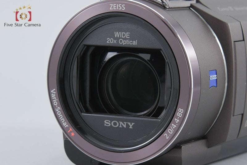 SONY HANDYCAM FDR-AX40 Bronze Brown 4K Handycam w/ Box [Japanese Language Only]