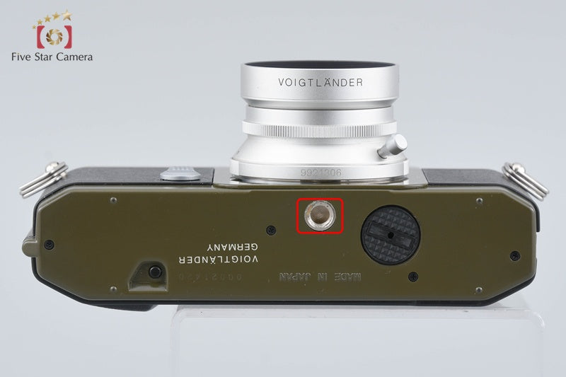 Voigtlander BESSA-L Olive SNAPSHOT-SKOPAR 25mm f/4 MC Special Edition w/ Box