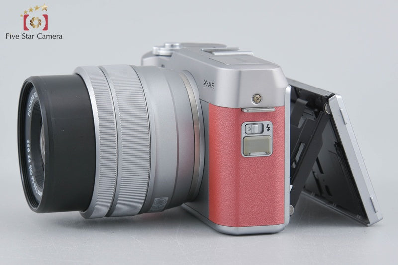 Fujifilm X-A5 Pink 24.2 MP Digital Mirrorless Camera 15-45 Lens w/ Box