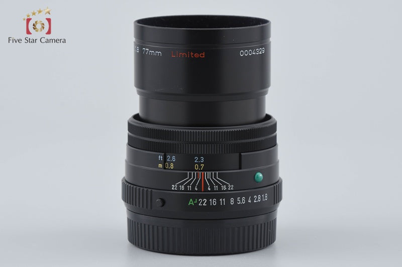 Pentax SMC FA 77mm f/1.8 Limited Black