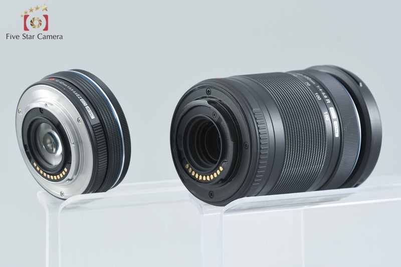 "Count 3,186" Olympus OM-D E-M10 Mark II Black 16.1 MP 14-42 40-150 EZ Lenses