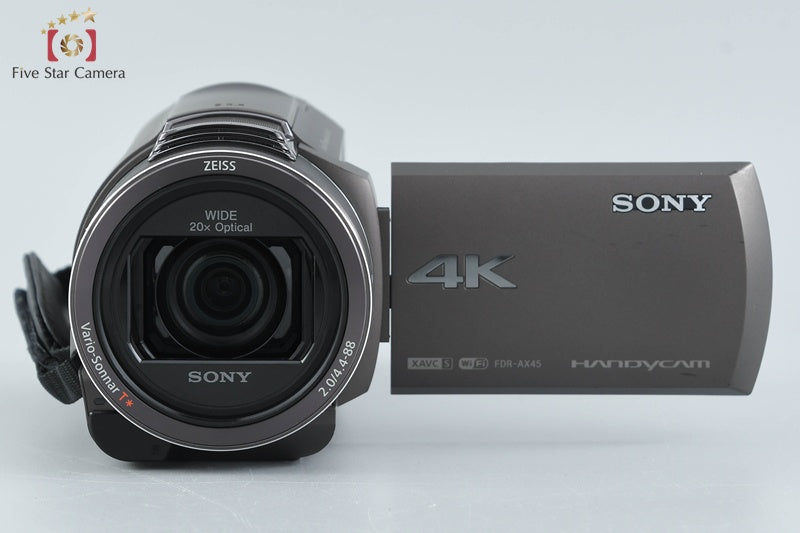 SONY HANDYCAM FDR-AX45A Bronze Brown Digital Camcorder [Japanese Language Only]