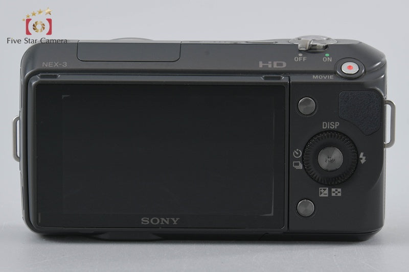 Sony Alpha α NEX-3 Black 14.2 MP Mirrorless Camera [Japanese Language Only]