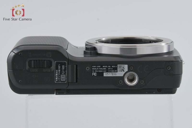 Sony Alpha α NEX-3 Black 14.2 MP Mirrorless Camera [Japanese Language Only]