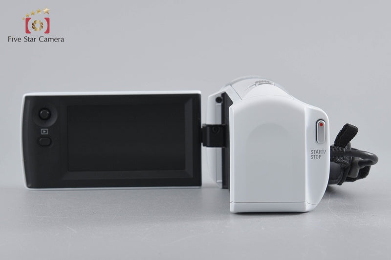 SONY HANDYCAM HDR-CX470 White Digital Camcorder w/ Box [Japanese Language Only]