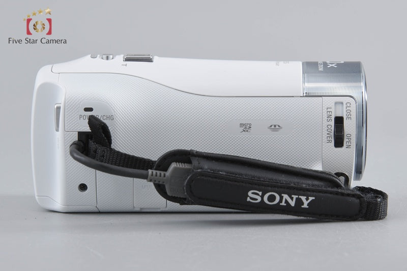 SONY HANDYCAM HDR-CX470 White Digital Camcorder w/ Box [Japanese Language Only]