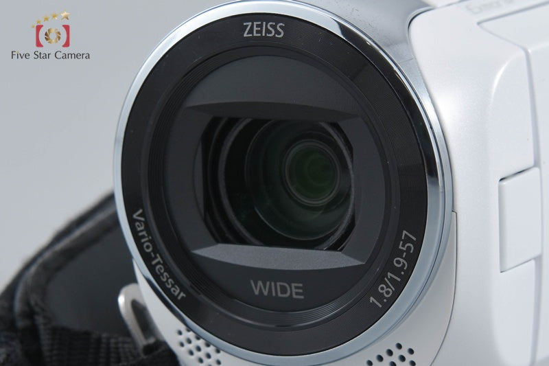 SONY HANDYCAM HDR-CX470 White Digital Camcorder w/ Box [Japanese Language Only]