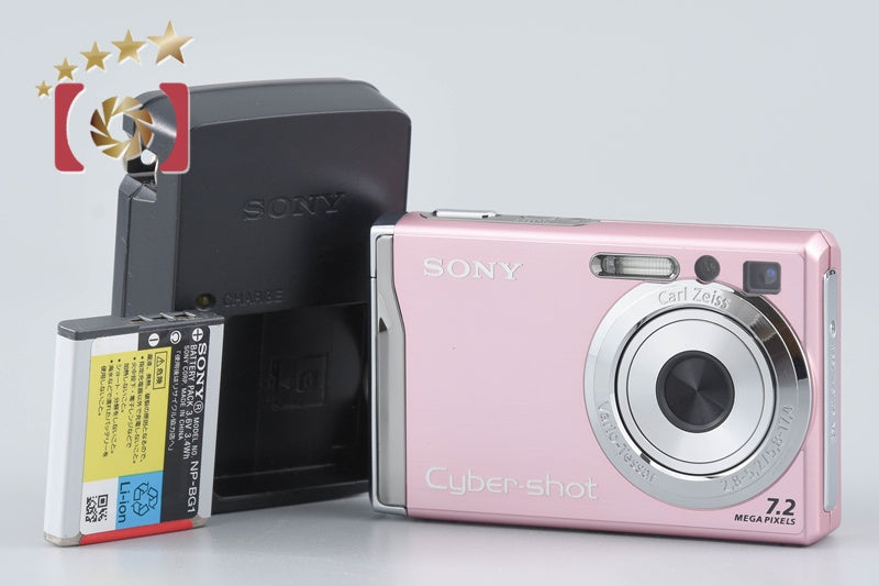 Sony Cyber-Shot DSC-W80 Pink 7.2 MP Digital Camera [Japanese Language Only]