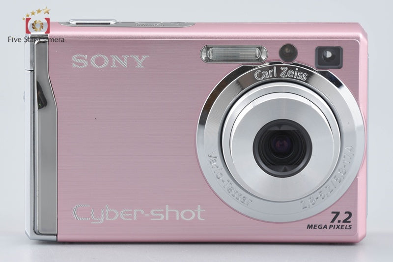 Sony Cyber-Shot DSC-W80 Pink 7.2 MP Digital Camera [Japanese Language Only]