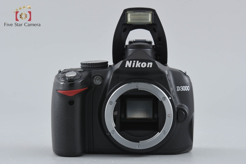 "Shutter count 3,572" Nikon D3000 10.2 MP Digital SLR Camera 18-55 Lens