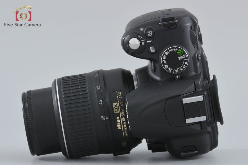 "Shutter count 3,572" Nikon D3000 10.2 MP Digital SLR Camera 18-55 Lens