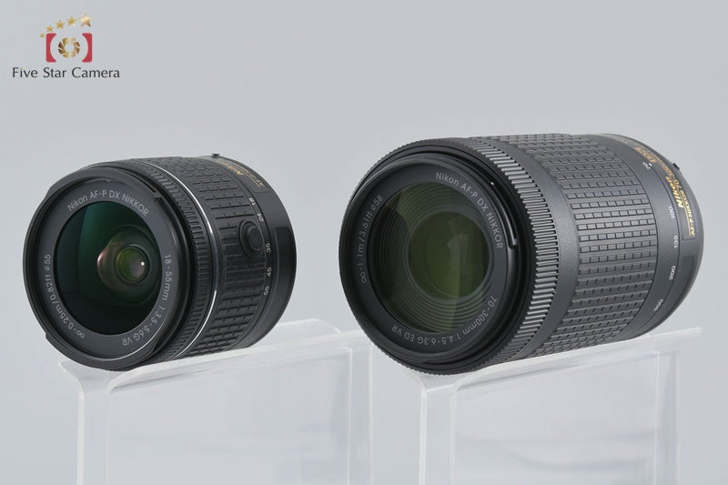 "Count 2,768" Nikon D5600 24.2 MP DSLR 18-55 70-300 VR Lenses