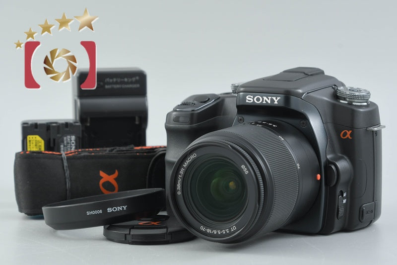 Sony α100 DSLR-A100 Black 10.2 MP 18-70 Lens [Japanese Language Only]