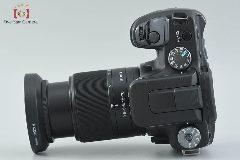 Sony α100 DSLR-A100 Black 10.2 MP 18-70 Lens [Japanese Language Only]