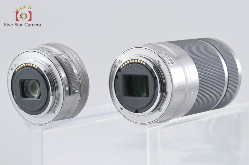 Sony α6400 ILCE-6400Y Silver 24.2MP 16-50 55-210 Lenses [Japanese Language Only]