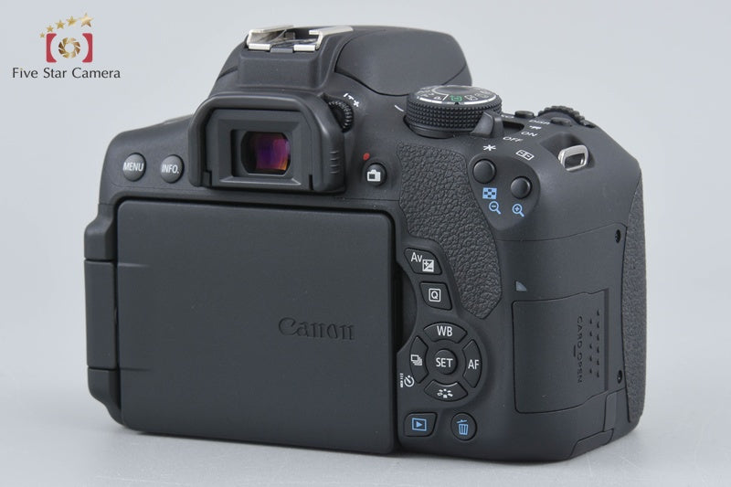 Canon EOS Kiss X8i / Rebel T6i / 750D 24.2 MP 18-55 55-250 Lenses w/ Box