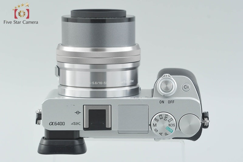 Sony Alpha α6400 ILCE-6400L Silver 24.2 MP 16-50 Lens [Japanese Language Only]