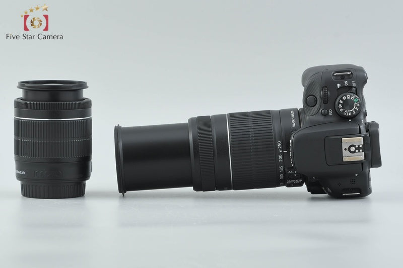 "Count 4,298" Canon EOS Kiss X7 / Rebel SL1 / 100D 18.0 MP 18-55 55-250 Lenses