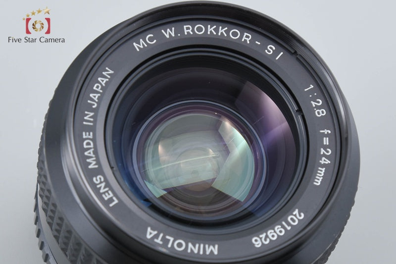 MINOLTA MC W.ROKKOR-SI 24mm f/2.8