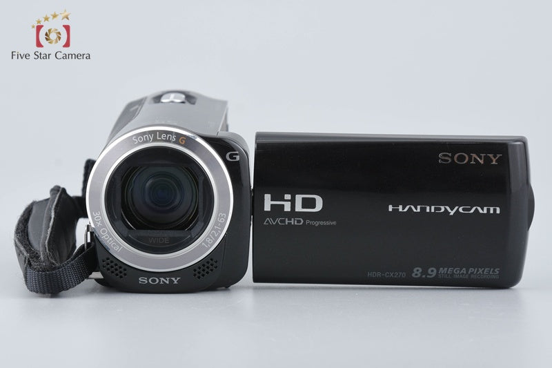 Sony HANDYCAM HDR-CX270V Crystal Black Video Camera [Japanese Language Only]
